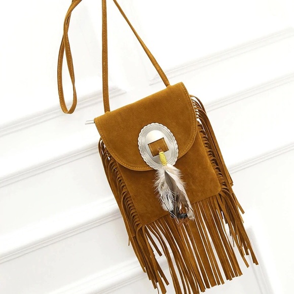 HP๐LAST ONE Suede Fringe Crossbody Bag - Picture 3 of 4